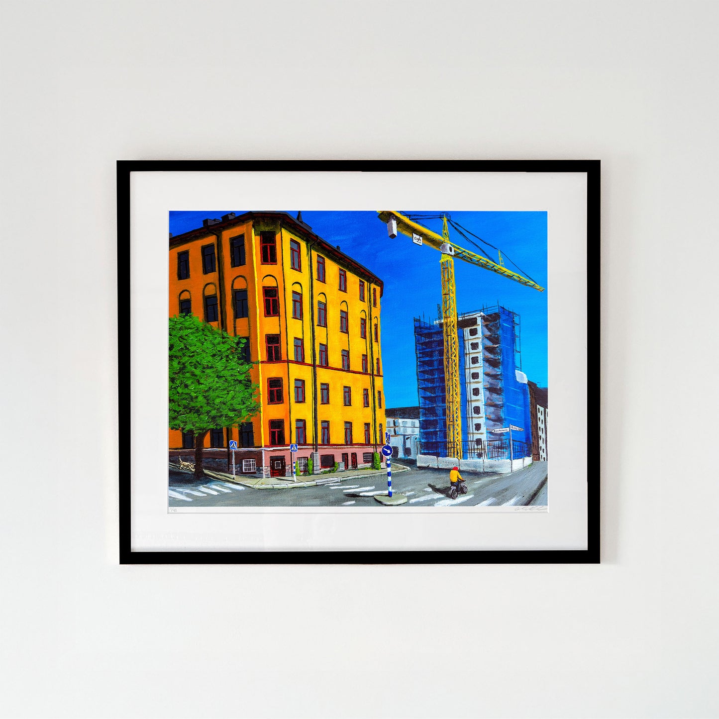 Giclée/ Fine Art Print | Bondegatan 100 år senare | Oskar Gyllenhammar (oghart)