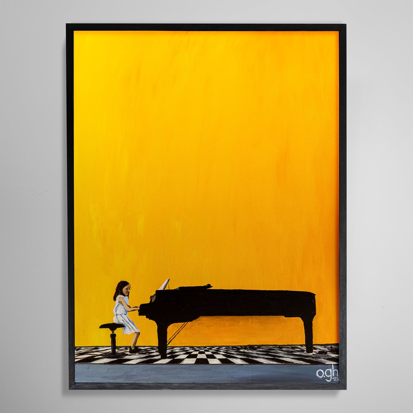 Akrylmålning "KV 1" 60x80 cm Oskar Gyllenhammar oghart