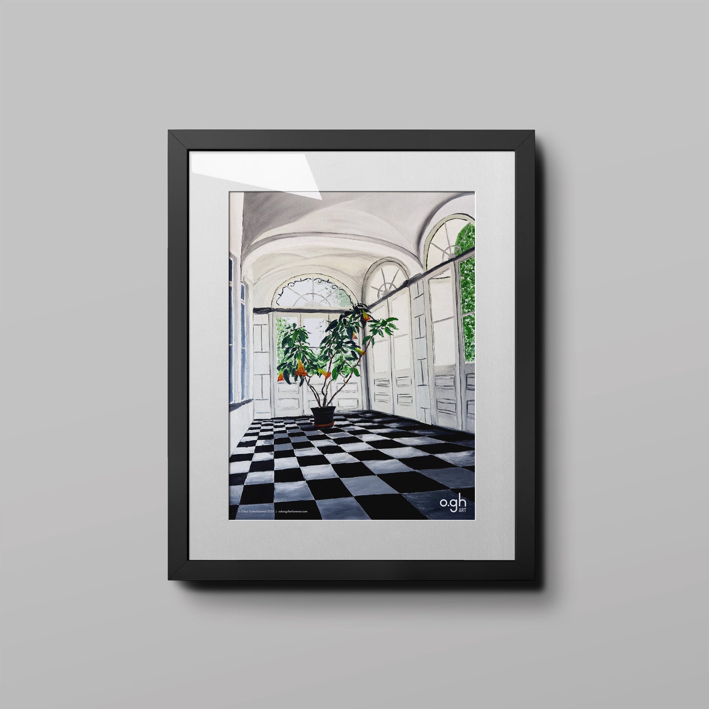 Poster "Baron von Wulffs tambur" oghart (30x40)