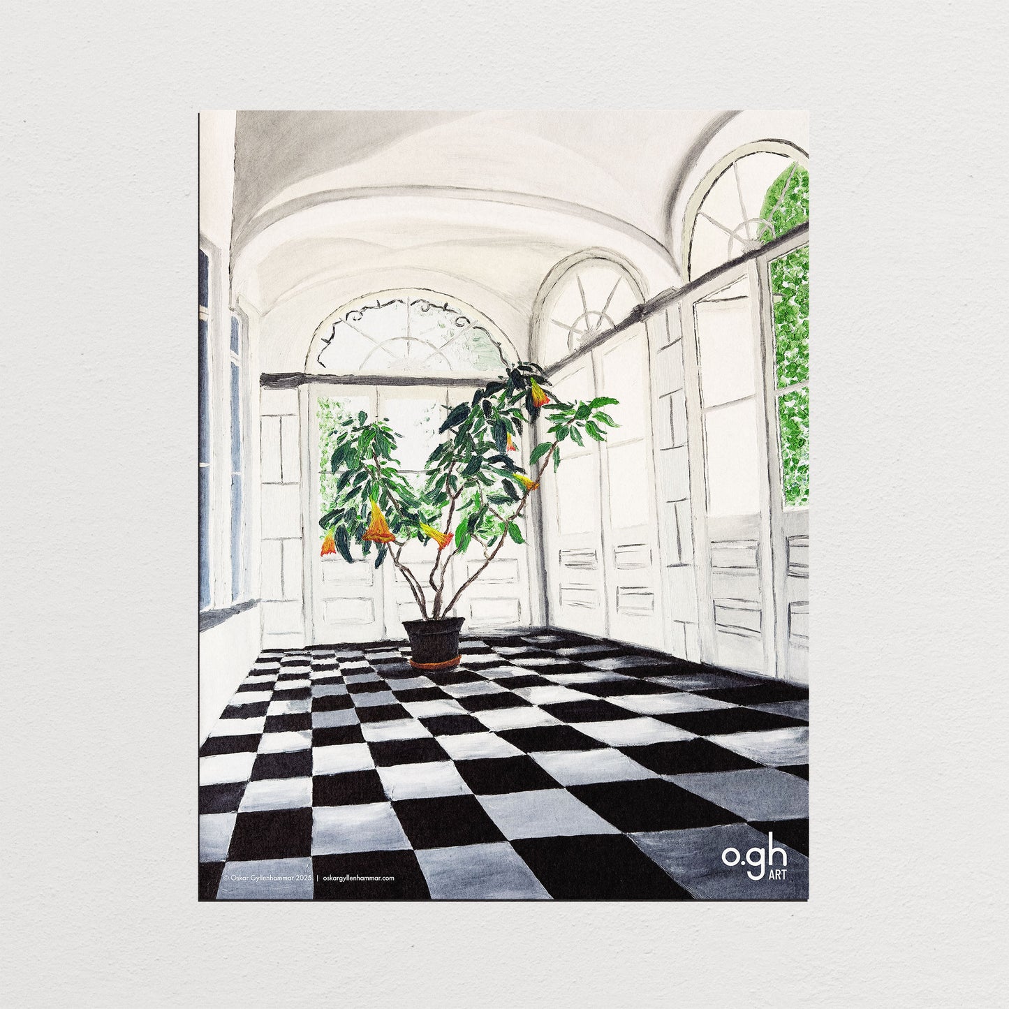 Poster "Baron von Wulffs tambur" oghart (30x40)