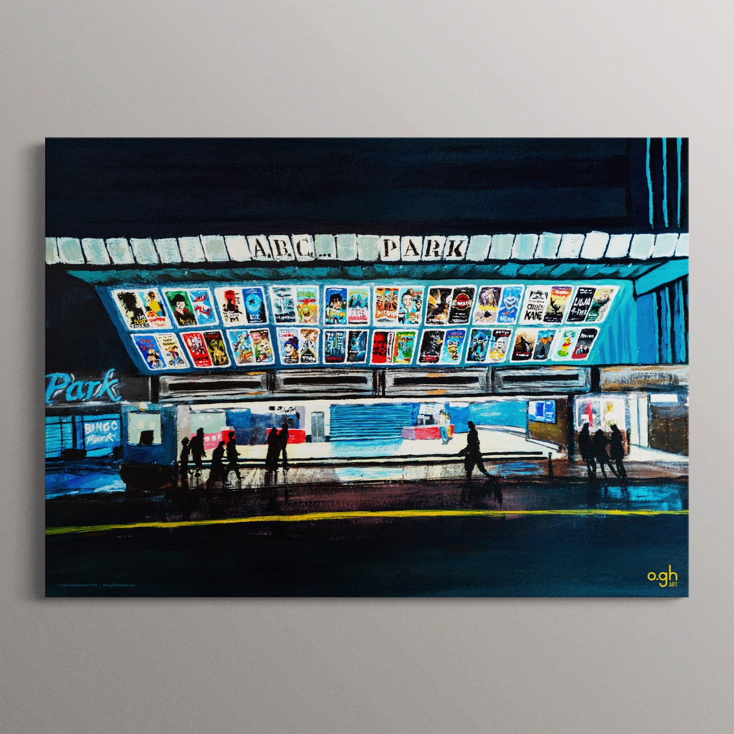 Poster "40 filmer som format mitt liv" oghart (40x30 / 70x50)