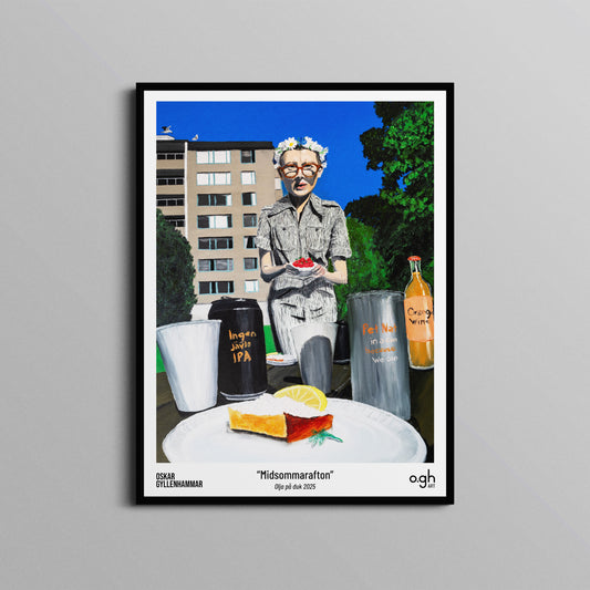 Poster "Midsommarafton" oghart (30x40)