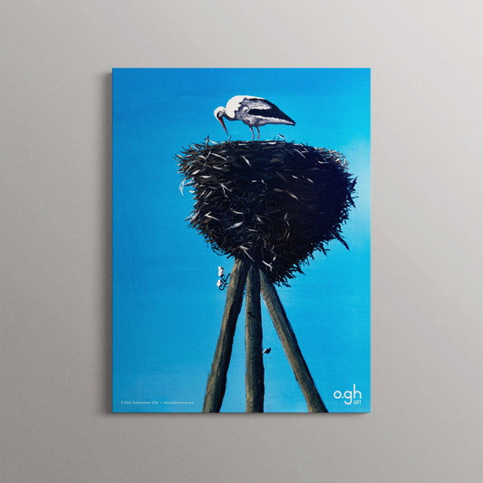 Poster "Vardagssysslor" oghart (30x40)