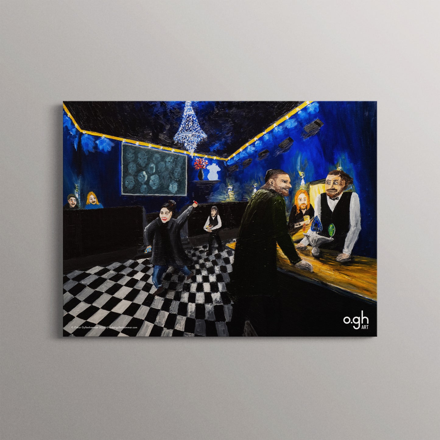 Poster "Nån av onsdagarna på Pelikan..." oghart (40x30)